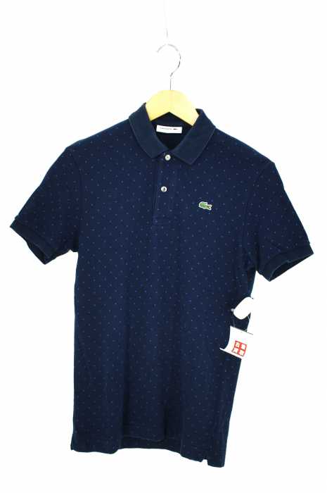LACOSTE （ラコステ） ワンポイント刺繍入りドットポロ メンズ トップス