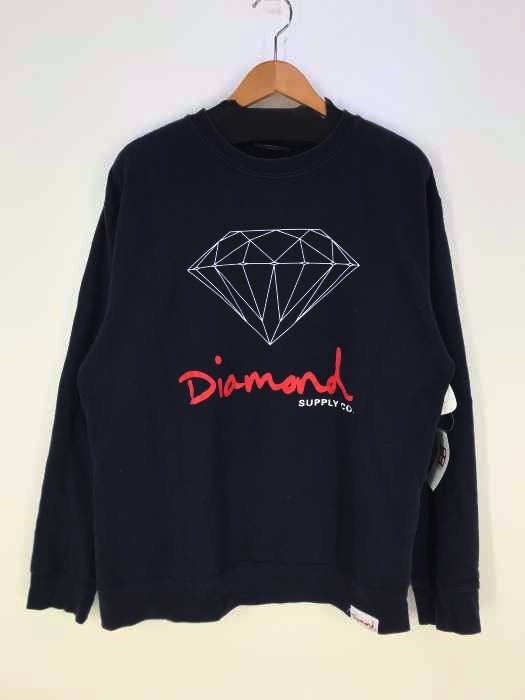DIAMOND SUPPLY（ダイヤモンドサプライ） ロゴプリントクルーネックスウェット メンズ トップス
