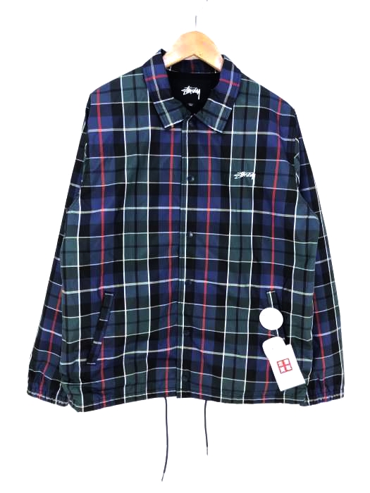 Stussy（ステューシー） タータンチェックコーチジャケット メンズ アウター