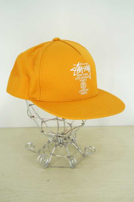 STUSSY （ステューシー） ロゴ刺繍スナップバックキャップ メンズ 帽子