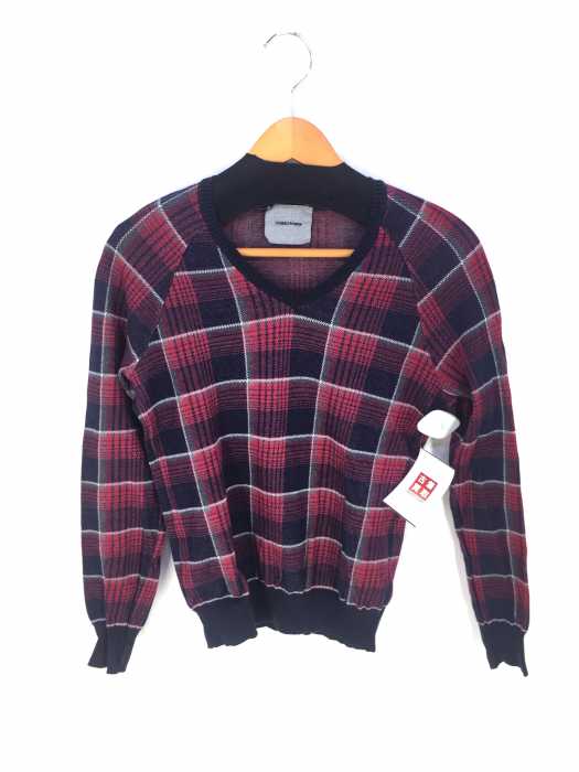 UNDERCOVERISM (アンダーカバーイズム) 12SS チェック柄Vネックニット メンズ トップス