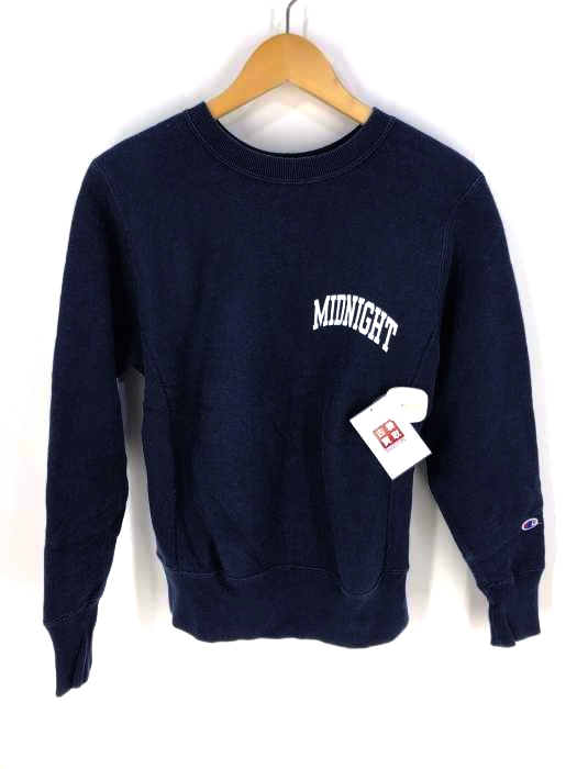 Champion（チャンピオン） reverse weave midnight 単色タグ復刻 カレッジスウェット レディース トップス