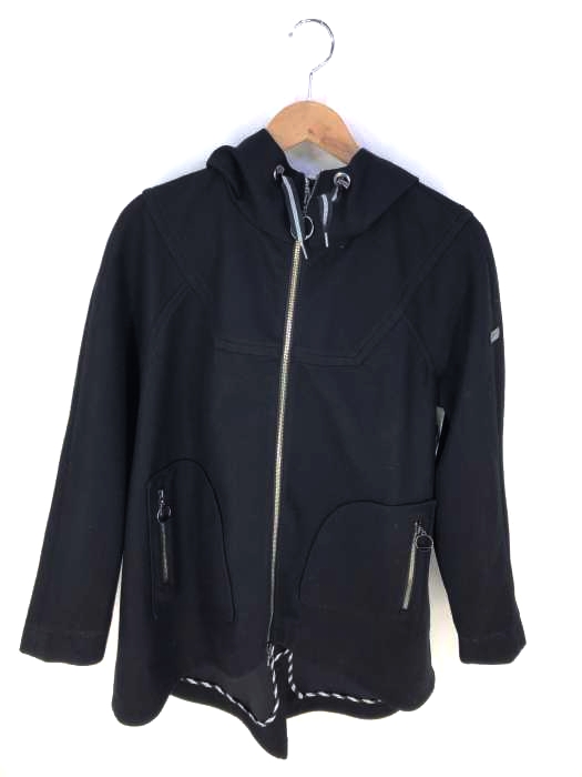 LANVIN SPORT（ランバンスポーツ） ボーダー柄ディテール 裾ラウンドデザイン　デサント製 レディース アウター