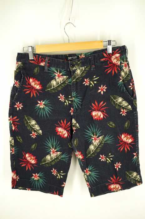 BEAMS HEART （ビームスハート） リネン混花柄ショーツ メンズ パンツ