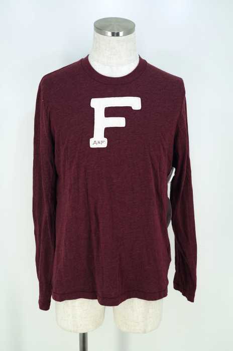 Abercrombie & Fitch （アバクロンビーアンドフィッチ） ロゴワッペンロンT メンズ トップス