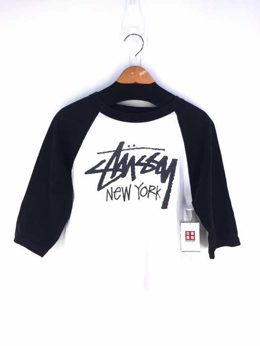 STUSSY （ステューシー） NewYork 切りっぱなし　ラグランT　 メンズ トップス