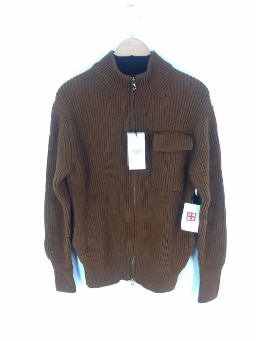 MAISON FLANEUR（メゾンフラネウール） ribbed zip sweater メンズ アウター