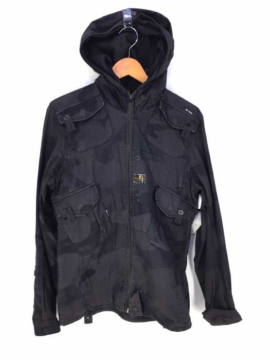 G-STAR RAW (ジースターロー) NEW BLAN HOODED SHIRT L/S メンズ アウター