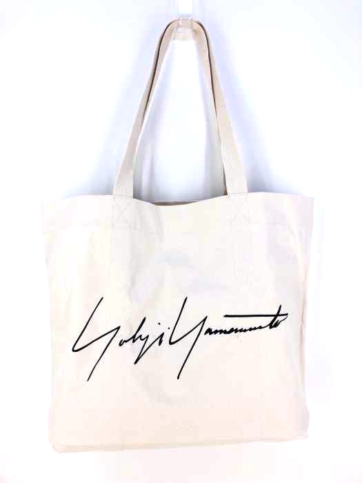 Yohji Yamamoto(ヨウジヤマモト) 青山店 シグネチャーロゴキャンバストートバッグ メンズ バッグ