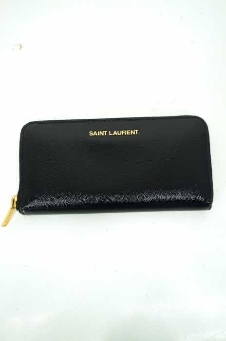 SAINT LAURENT PARIS （サンローラン　パリ） 14SS　レザーラウンドジップロングウォレット レディース ファッション雑貨