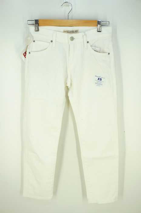 Munich（ミューニック） white denim slouch pants レディース パンツ