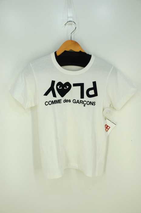 PLAY COMME des GARCONS （プレイコムデギャルソン） play logo T-shirt レディース トップス