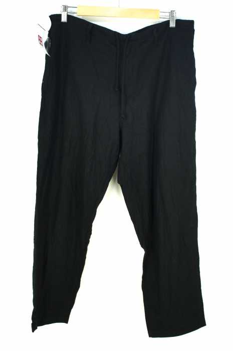 Yohji Yamamoto POUR HOMME （ヨウジヤマモトプールオム） ウエスト紐デザインイージーロングパンツ メンズ パンツ