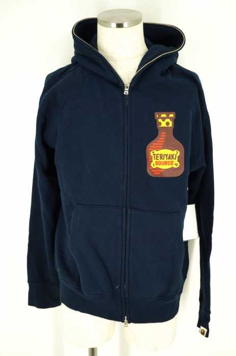 A BATHING APE×TERIYAKI SOURCE 09SSプリントフルジップスウェット 