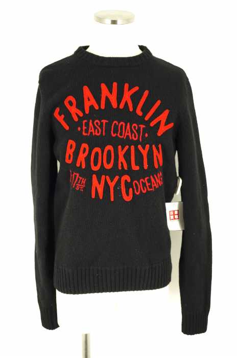 FRANKLIN&MARSHALL （フランクリンマーシャル） ロゴワッペンニットセーター メンズ トップス