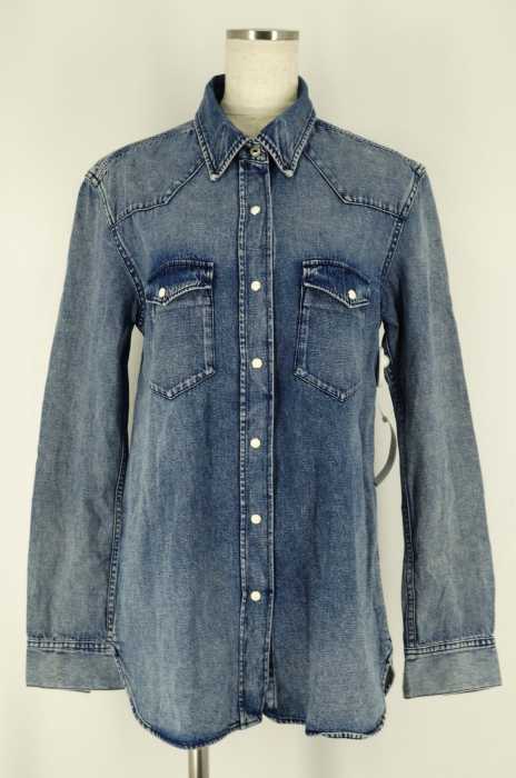 moussy vintage （マウジーヴィンテージ） USED加工　デニムシャツ レディース トップス