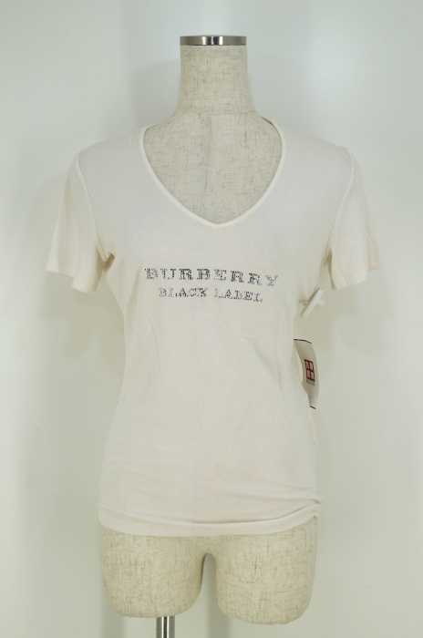 BURBERRY BLACK LABEL （バーバリーブラックレーベル） VネックTシャツ カットソー レディース トップス