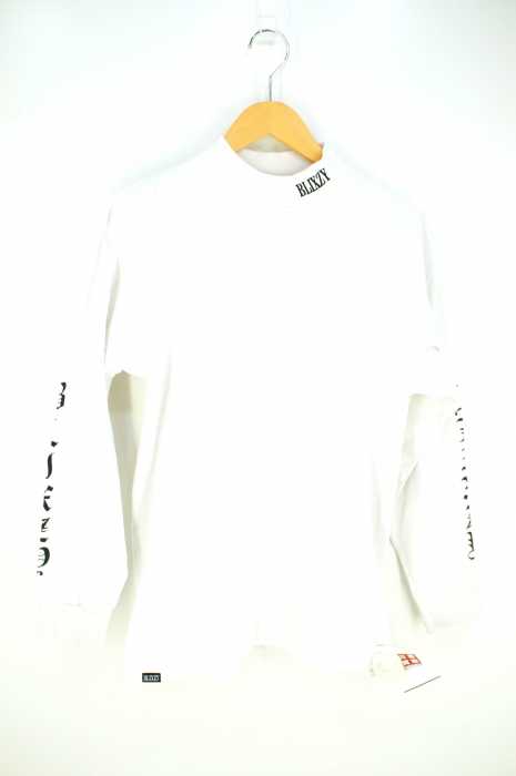 BLIXZY（ブライジ―） スリーブプリントモックネックTシャツ メンズ トップス