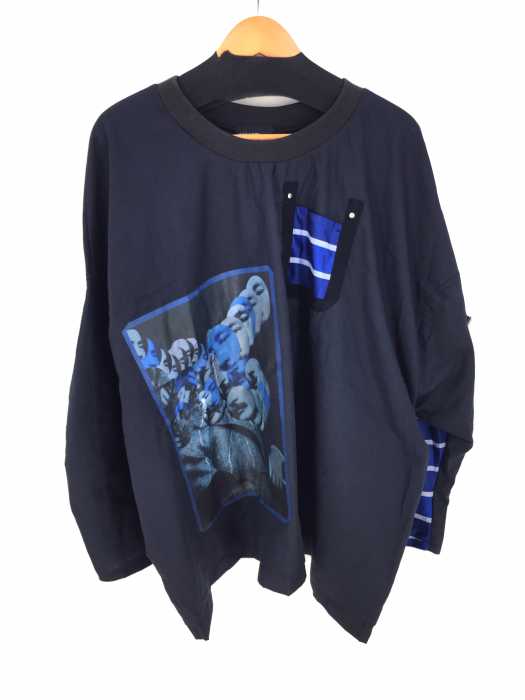 elephan TRIBAL fabrics（エレファントライバルファブリック） フェイス プリント プルオーバー シャツ メンズ トップス