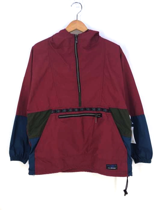 L.L.Bean（エルエルビーン） USA製 チロリアンアノラックパーカー レディース トップス