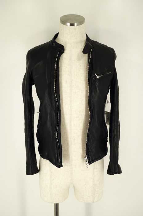 LITHIUM HOMME（リチウムオム） カウレザーシングルレザーライダース