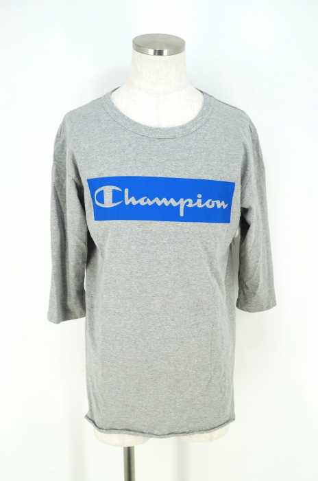 Champion （チャンピオン） 5分袖プリントTシャツ メンズ トップス