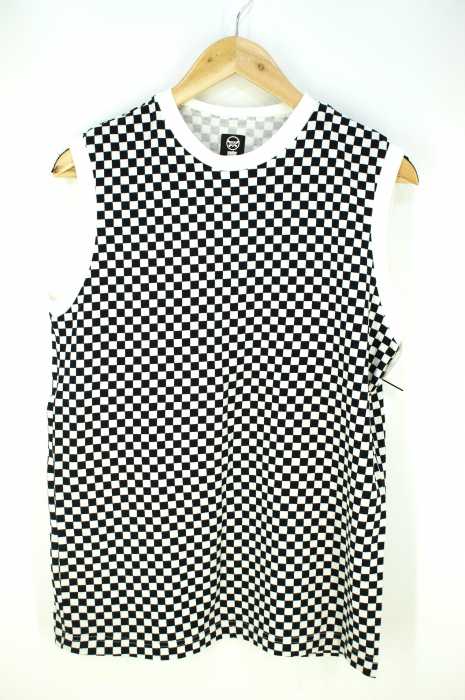 UNDERCOVER （アンダーカバー） チェッカーフラッグ ノースリーブTシャツ メンズ トップス