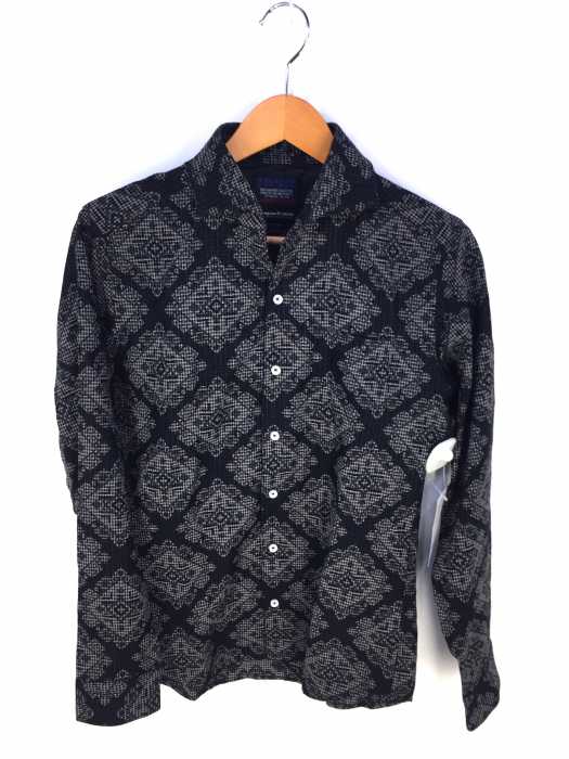 NICOLE CLUB FOR MEN(ニコルクラブフォーメン) ジャガード柄長袖シャツ メンズ トップス