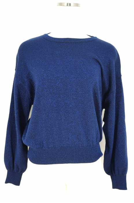 AZUL by moussy （アズールバイマウジー） ラメボリュームスリーブニット レディース トップス