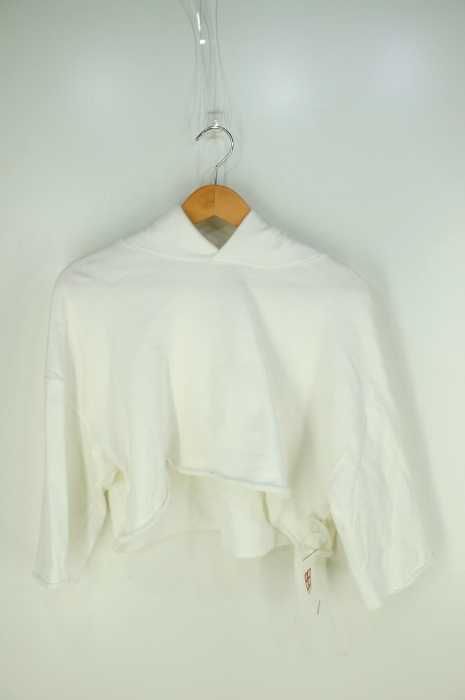 BEAUTY & YOUTH UNITED ARROWS  （ビューティーアンドユースユナイテッドアローズ） BY ショート フード 7分袖 スウェットプルオーバー レディース トップス