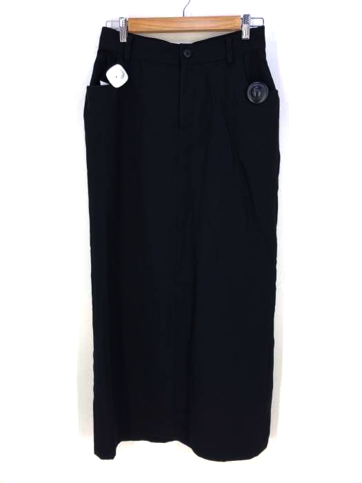 Yohji Yamamoto（ヨウジヤマモト） ウールギャバ ロングスカート レディース スカート