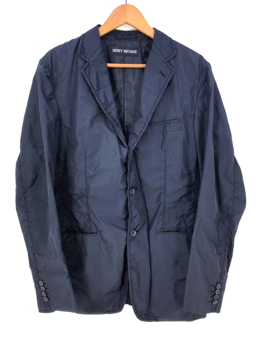 ISSEY MIYAKE（イッセイミヤケ） ステッチデザインポリジャケット メンズ アウター