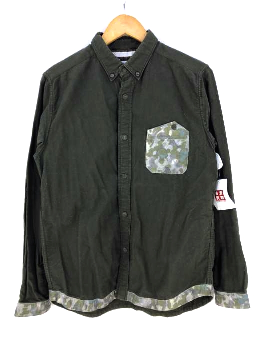 WHITE MOUNTAINEERING（ホワイトマウンテニアリング） SUEDE CAMOUFLAGE PRINT SHIRT メンズ トップス
