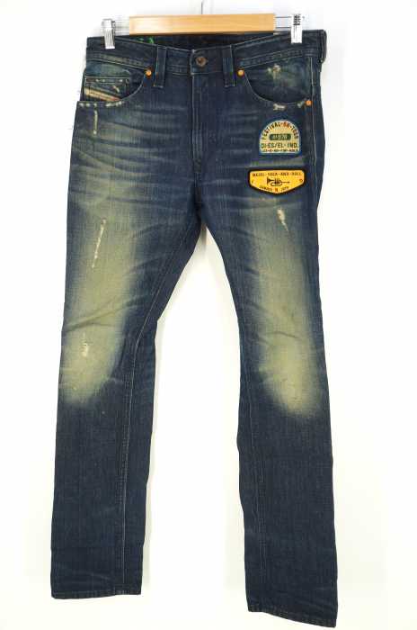 DIESEL （ディーゼル） THAVAR ワッペン　ウォッシュ加工 メンズ パンツ