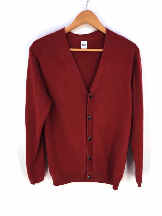 Takeo Kikuchi タケオキクチ シャイニーニットカーディガン メンズ トップス ブランド古着買取販売バズストア