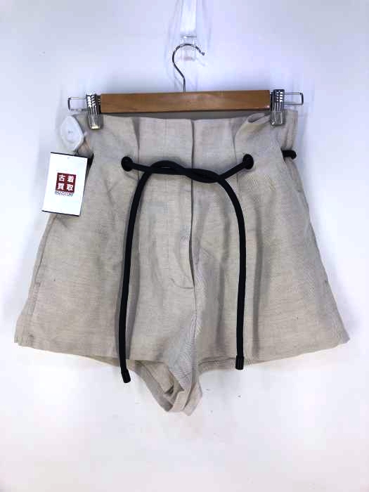 USED古着（ユーズドフルギ） ベルトデザインヘリンボーンショートパンツ レディース パンツ
