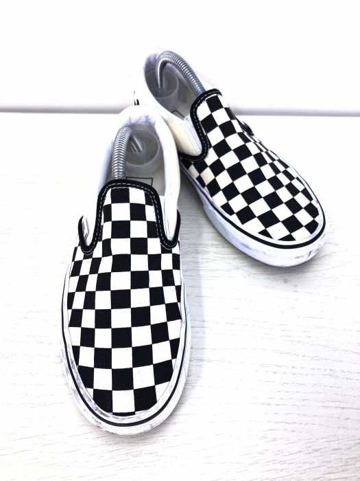 VANS（バンズ） チェッカーフラッグスリッポン レディース シューズ