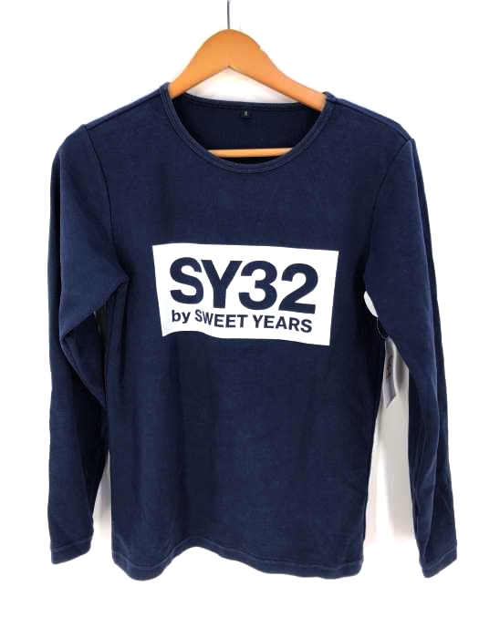 SY32 by SWEET YEARS（エスワイサーティトゥー） ボックスロゴプリント メンズ トップス