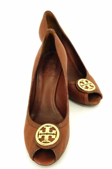 TORY BURCH (トリーバーチ) ウェッジソールオープントゥパンプス レディース シューズ