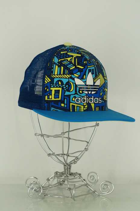 adidas originals (アディダスオリジナルス) 総柄ロゴメッシュキャップ レディース 帽子