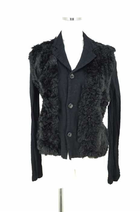 robe de chambre COMME des GARCONS （ローブドシャンブルコムデギャルソン） AD2000 ファー切替3Bジャケット レディース アウター
