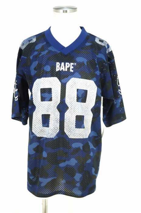 A BATHING APE （アベイシングエイプ） メッシュ ナンバリング メンズ トップス