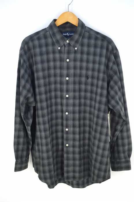 RALPH LAUREN （ラルフローレン） BLAKE シルク混 ボタンダウンシャツ メンズ トップス