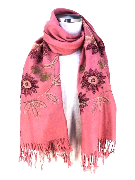 PASHMINA（パシュミナ） フラワー刺繍 レディース ファッション雑貨