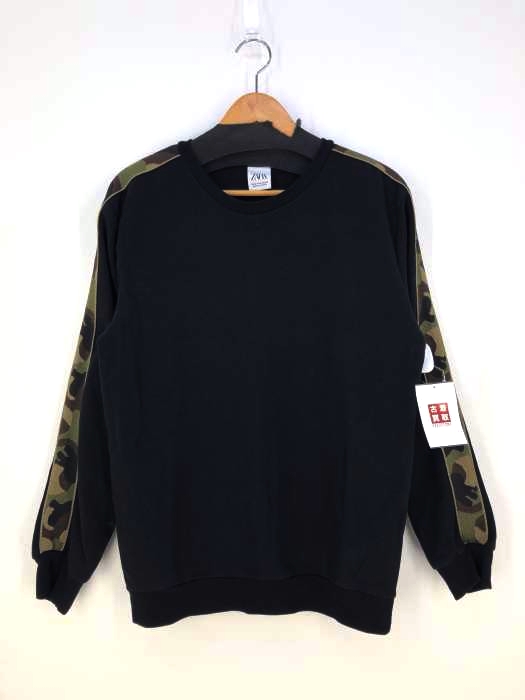 ZARA（ザラ） 迷彩柄ラインスウェット メンズ トップス