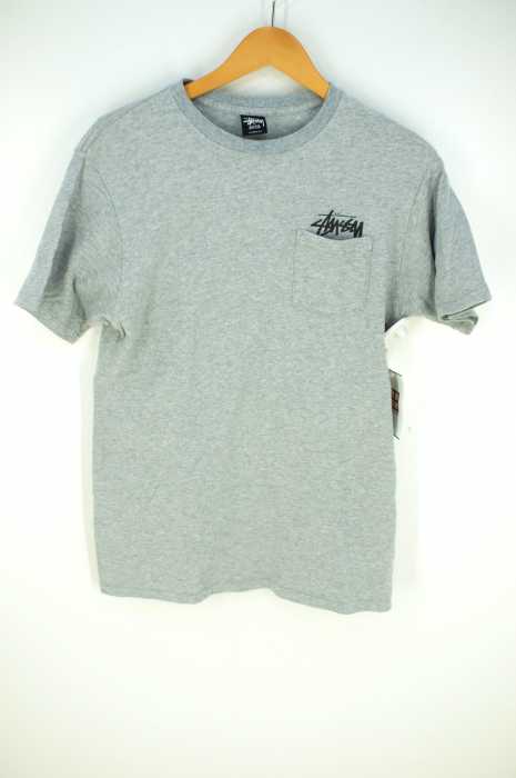 STUSSY (ステューシー) 胸ポケット ロゴプリント メンズ トップス