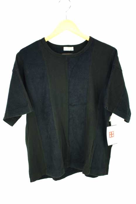COMME des GARCONS HOMME (コムデギャルソンオム) AD1997 異素材切替 パイル地カットソー メンズ トップス