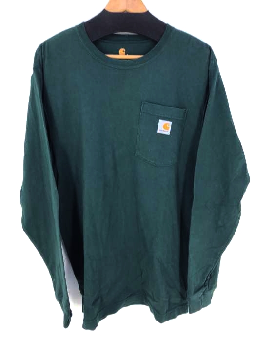 Carhartt（カーハート） L/S POCKET T-SHIRT 胸ロゴロングスリーブポケットTシャツ メンズ トップス