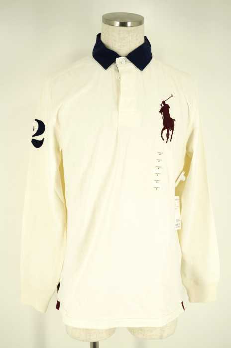 Polo by RALPH LAUREN (ポロバイラルフローレン) ビッグポニー エルボーパッチ付き長袖ラガーシャツ メンズ トップス
