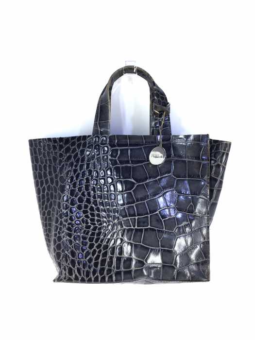 FURLA（フルラ） クロコ型押しハンドバッグ レディース バッグ